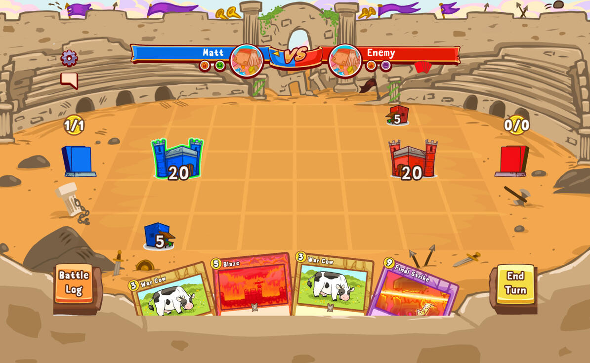 Arena Map with Play Grid Overlay